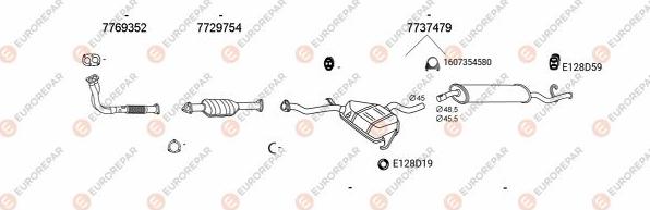 EUROREPAR EXH100812 - Система випуску ОГ autocars.com.ua
