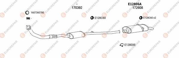 EUROREPAR EXH101528 - Система випуску ОГ autocars.com.ua
