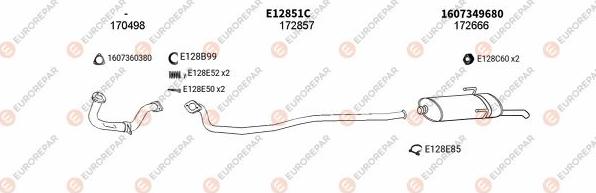 EUROREPAR EXH101749 - Система випуску ОГ autocars.com.ua