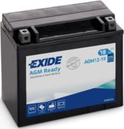 Exide AGM12-19 - Стартерна акумуляторна батарея, АКБ autocars.com.ua