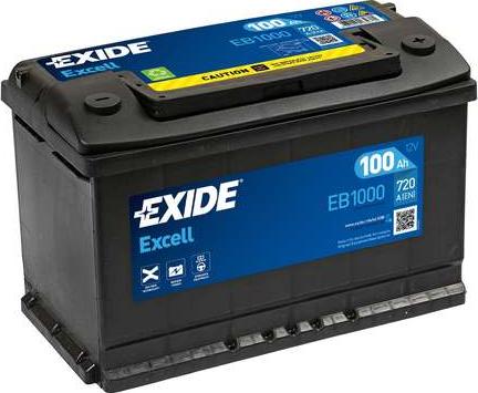 Exide EB1000 - Стартерна акумуляторна батарея, АКБ autocars.com.ua