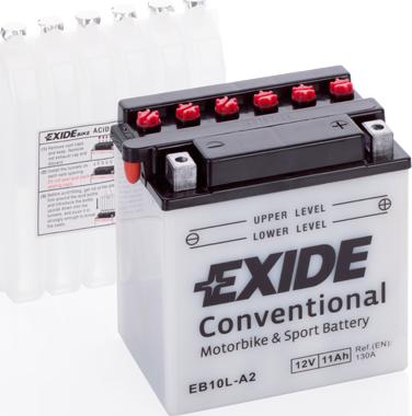 Exide EB10L-A2 - Стартерная аккумуляторная батарея, АКБ autodnr.net
