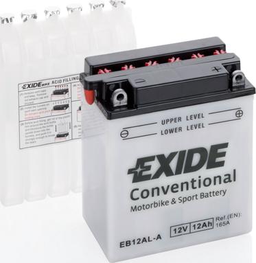 Exide EB12AL-A - Стартерна акумуляторна батарея, АКБ autocars.com.ua