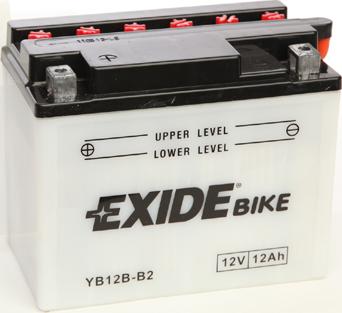 Exide EB12B-B2 - Стартерна акумуляторна батарея, АКБ autocars.com.ua