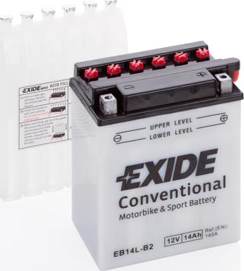 Exide EB14L-B2 - Стартерная аккумуляторная батарея, АКБ avtokuzovplus.com.ua