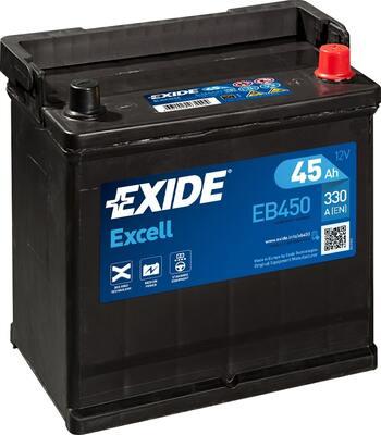 Exide EB450 - Стартерна акумуляторна батарея, АКБ autocars.com.ua