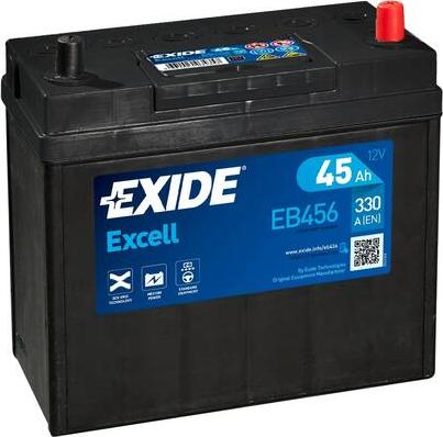 Exide EB456 - Стартерная аккумуляторная батарея, АКБ autodnr.net