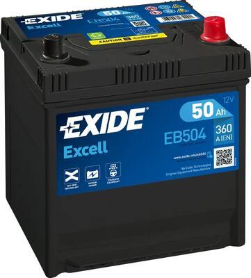 Exide EB504 - Стартерна акумуляторна батарея, АКБ autocars.com.ua