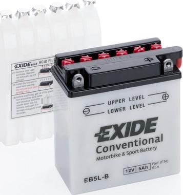 Exide EB5L-B - Стартерная аккумуляторная батарея, АКБ autodnr.net