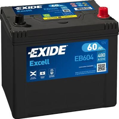 Exide EB604 - Стартерна акумуляторна батарея, АКБ autocars.com.ua