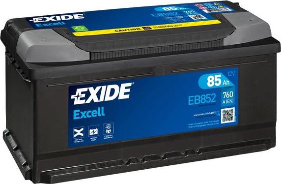 Exide EB852 - Стартерна акумуляторна батарея, АКБ autocars.com.ua