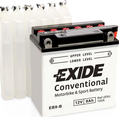 Exide EB9-B - Стартерная аккумуляторная батарея, АКБ autodnr.net