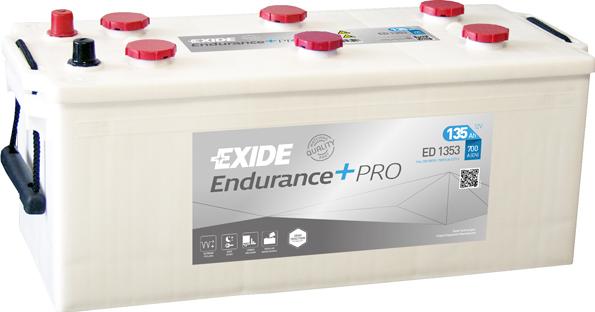 Exide ED1353 - Стартерная аккумуляторная батарея, АКБ autodnr.net