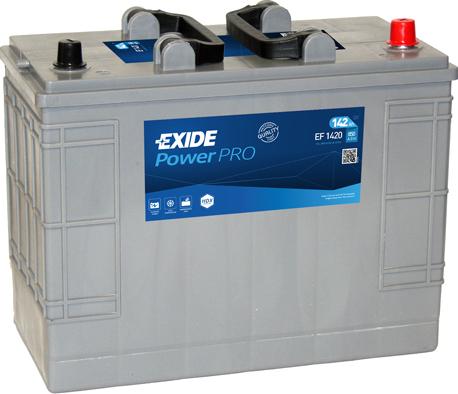 Exide EF1420 - Стартерна акумуляторна батарея, АКБ autocars.com.ua