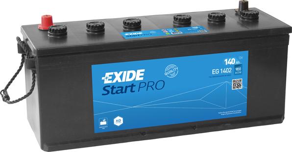 Exide EG1402 - Стартерная аккумуляторная батарея, АКБ autodnr.net