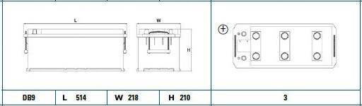 Exide EG1705 - Стартерная аккумуляторная батарея, АКБ avtokuzovplus.com.ua