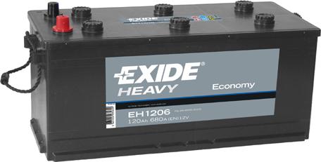 Exide EH1206 - Стартерна акумуляторна батарея, АКБ autocars.com.ua