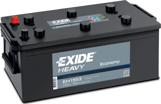 Exide EH1553 - Стартерна акумуляторна батарея, АКБ autocars.com.ua