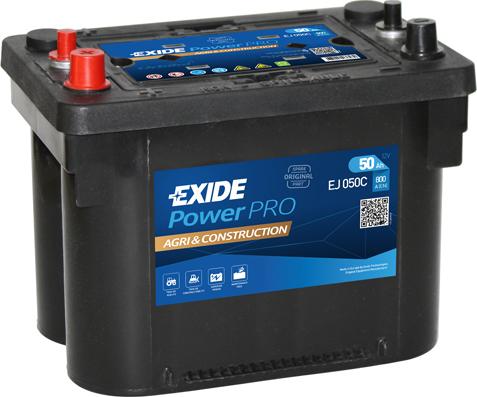 Exide EJ050C - Стартерна акумуляторна батарея, АКБ autocars.com.ua