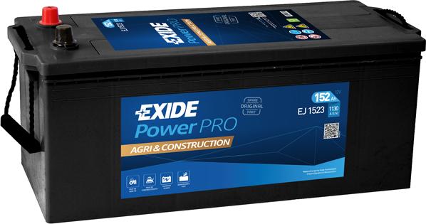 Exide EJ1523 - Стартерная аккумуляторная батарея, АКБ autodnr.net