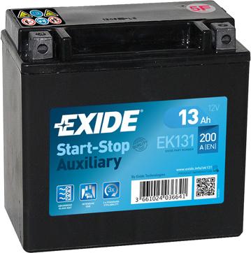 Exide EK131 - Стартерная аккумуляторная батарея, АКБ autodnr.net