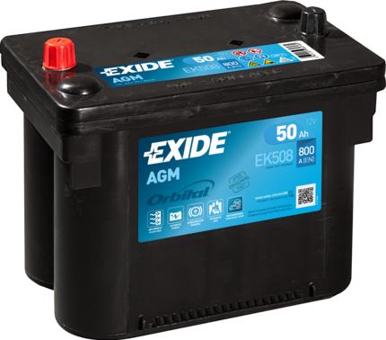Exide EK508 - Стартерна акумуляторна батарея, АКБ autocars.com.ua
