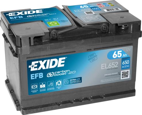 Exide EL652 - Стартерная аккумуляторная батарея, АКБ autodnr.net