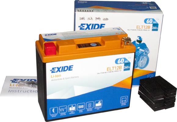 Exide ELT12B - Стартерна акумуляторна батарея, АКБ autocars.com.ua