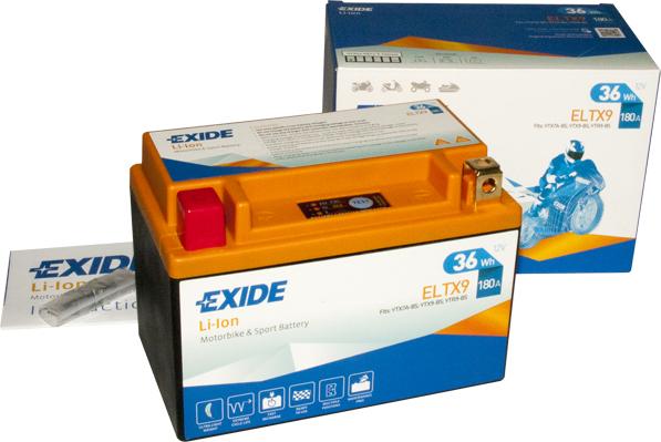 Exide ELTX9 - Стартерная аккумуляторная батарея, АКБ avtokuzovplus.com.ua