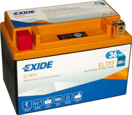 Exide ELTX9 - Стартерна акумуляторна батарея, АКБ autocars.com.ua