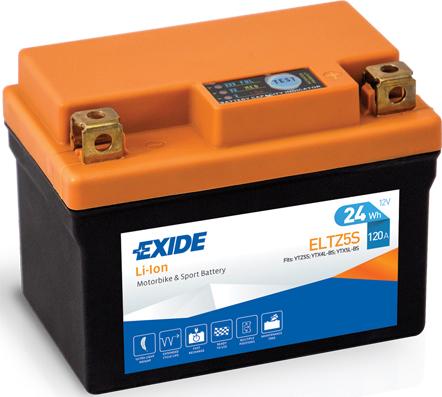 Exide ELTZ5S - Стартерна акумуляторна батарея, АКБ autocars.com.ua