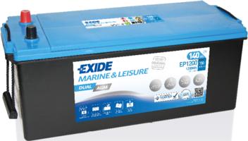 Exide EP1200 - Стартерна акумуляторна батарея, АКБ autocars.com.ua