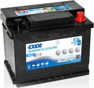 Exide EP500 - Стартерна акумуляторна батарея, АКБ autocars.com.ua