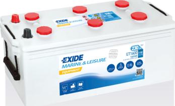 Exide ET1600 - Стартерна акумуляторна батарея, АКБ autocars.com.ua