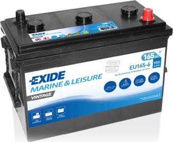 Exide EU165-6 - Стартерна акумуляторна батарея, АКБ autocars.com.ua