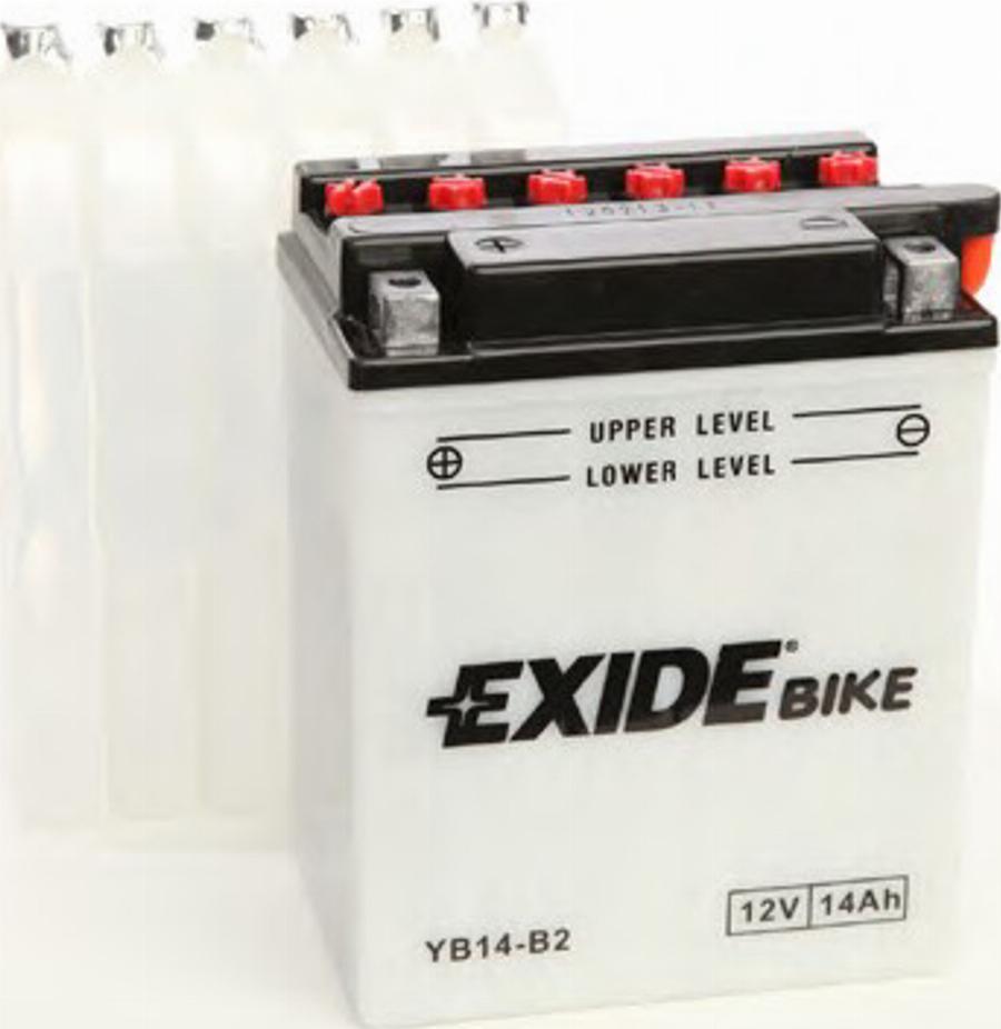 Exide YB14-B2 - Стартерна акумуляторна батарея, АКБ autocars.com.ua