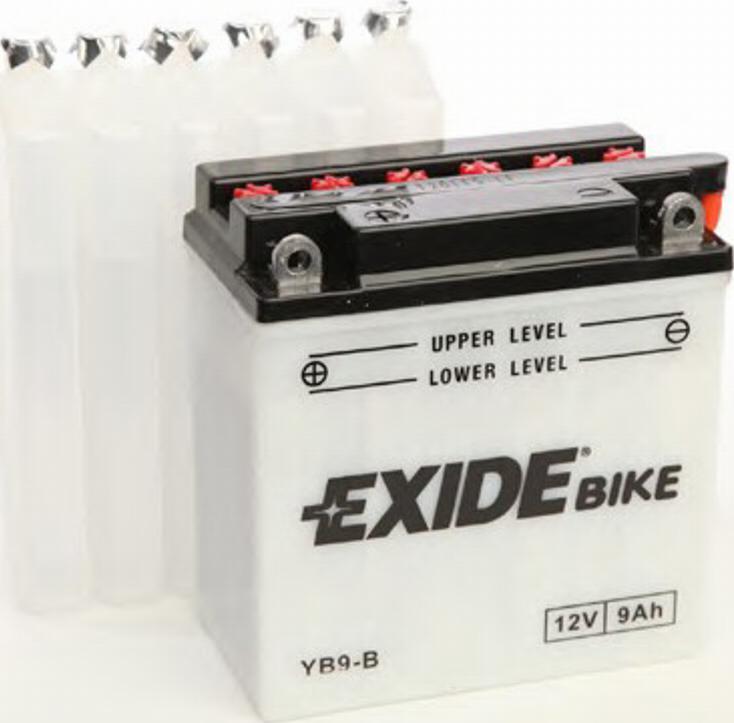 Exide YB9-B - Стартерна акумуляторна батарея, АКБ autocars.com.ua