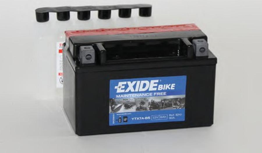 Exide YTX7A-BS - Стартерна акумуляторна батарея, АКБ autocars.com.ua