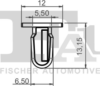 FA1 10-10007.10 - Зажим, молдинг / защитная накладка avtokuzovplus.com.ua