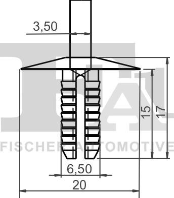 FA1 10-20005.5 - Заклепка autocars.com.ua