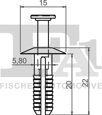 FA1 10-20009.10 - Пружинный зажим, буфер avtokuzovplus.com.ua