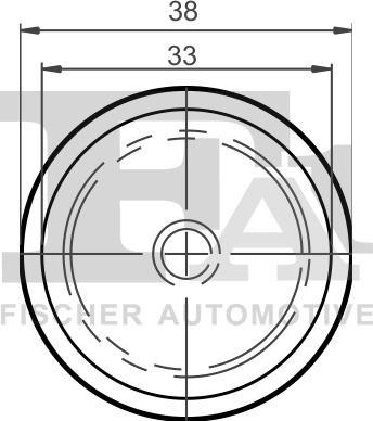 FA1 11-10024.10 - Зажим, молдинг / захисна накладка autocars.com.ua