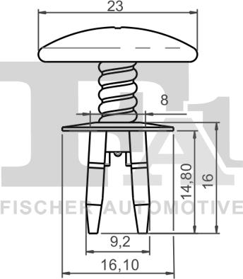 FA1 11-30004.25 - Зажим, молдинг / защитная накладка avtokuzovplus.com.ua