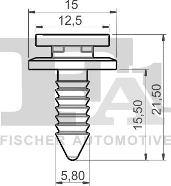 FA1 11-40029.5 - Зажим, молдинг / защитная накладка avtokuzovplus.com.ua