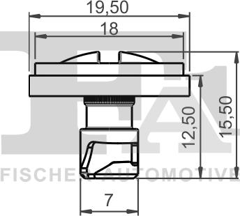 FA1 11-40089.5 - Зажим, молдинг / защитная накладка avtokuzovplus.com.ua