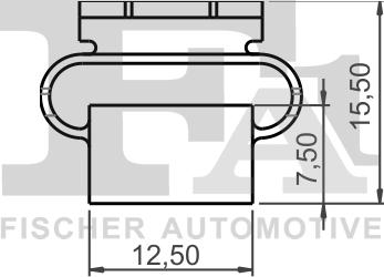 FA1 11-40109.5 - Зажим, молдинг / защитная накладка avtokuzovplus.com.ua