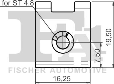 FA1 11-40114.25 - Зажим, молдинг / захисна накладка autocars.com.ua