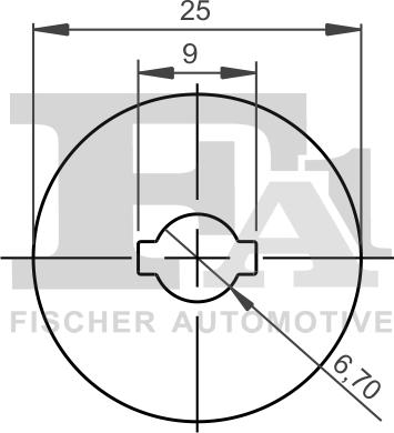 FA1 11-40135.10 - Зажим, молдинг / захисна накладка autocars.com.ua