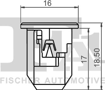 FA1 11-60036.10 - Зажим, молдинг / защитная накладка avtokuzovplus.com.ua