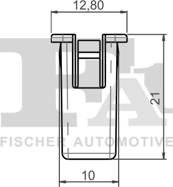 FA1 13-60003.25 - Зажим, молдинг / защитная накладка avtokuzovplus.com.ua